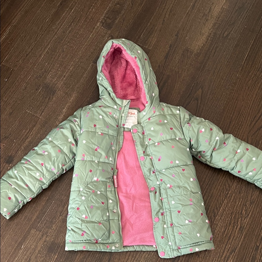 Cat & Jack Pink and Green Jacket